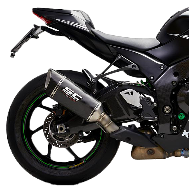 SC-Project スリップオン SC1-R カワサキ ZX-10 R/RR (16-20) K22A-T90 