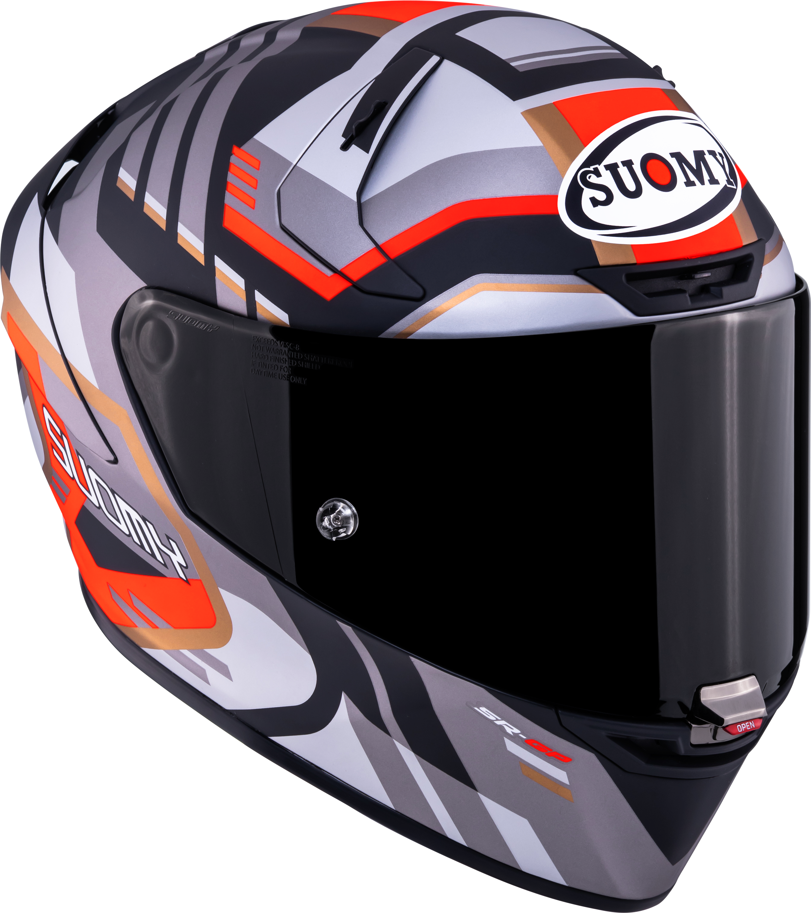 Suomy SR-GP Evo ヘルメット インフラレッド マット グレー/レッド/ブラック K6S20025 