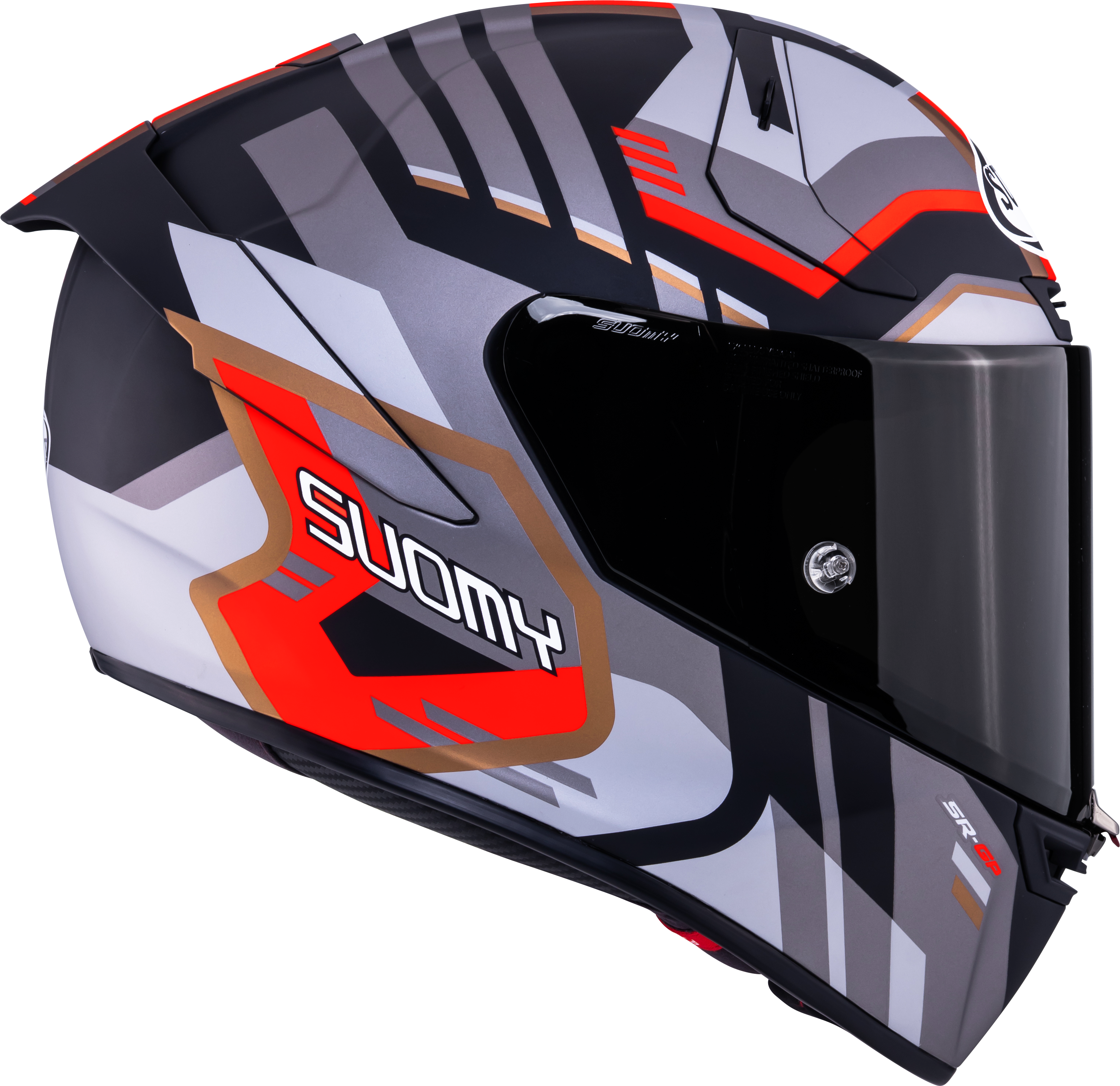 Suomy SR-GP Evo ヘルメット インフラレッド マット グレー/レッド/ブラック K6S20025 