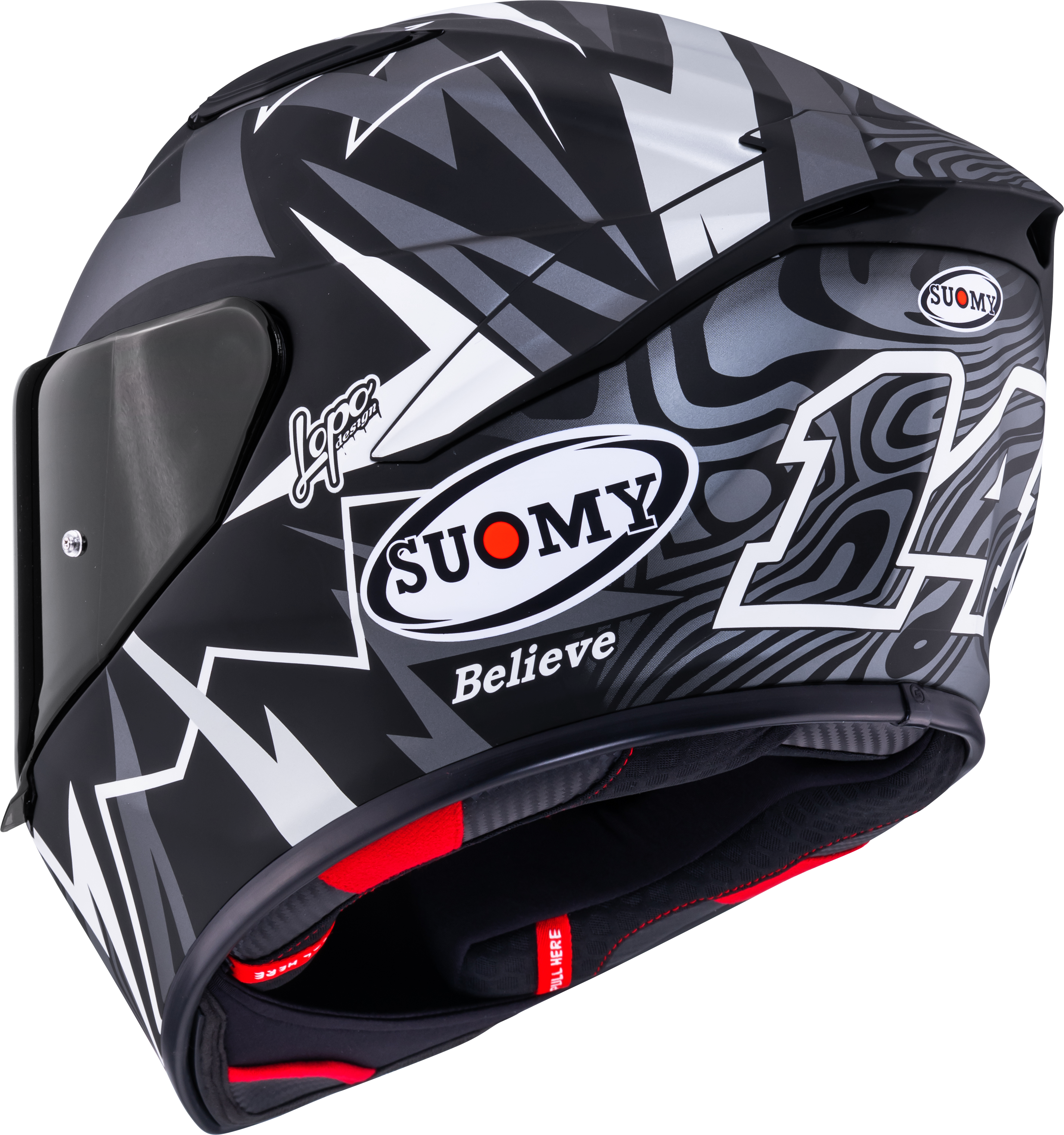 Suomy Track-1 ヘルメット マット サム・ローズ レプリカ 2025 ウィンターエディション K6T10021 