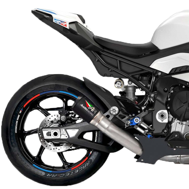 オースティンレーシングスリップオン (GP1R/GP2R/V3) + BMW S1000RR K67 (19-25) 用 KAT交換パイプ 