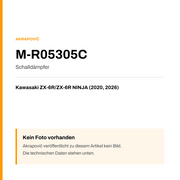 Akrapovic Schalldämpfer Kawasaki ZX-6R / ZX-6R NINJA (20-26) M-R05305C — Platzhalter, kein Herstellerfoto verfügbar
