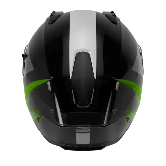 ノーラン N60-6 スポーツ ヘルム コントラスト ブラック / 蛍光グリーン / グロスフィニッシュ 358 