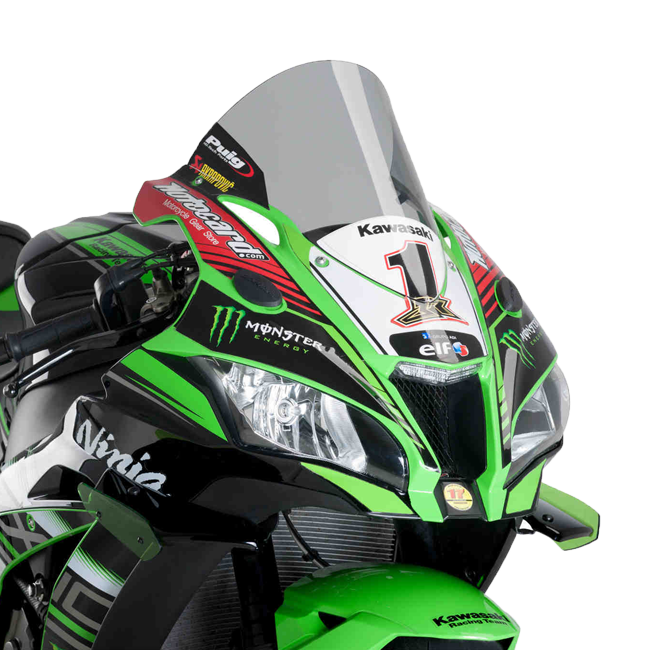 プイグ R-Racer ウインドシールド カワサキ ZX-10 R (16-20) 9849 