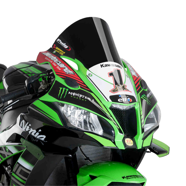 プイグ R-Racer ウインドシールド カワサキ ZX-10 R (16-20) 9849 