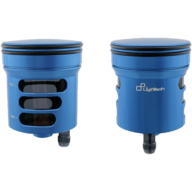 LighTech ブレーキ＆クラッチオイルタンク 30 cm³ – CNCアルミニウム、カラー | バイク用ユニバーサルリザーバー 