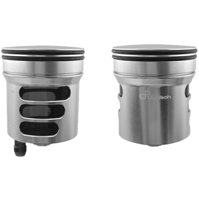 LighTech ブレーキ＆クラッチオイルタンク 30 cm³ – CNCアルミニウム、カラー | バイク用ユニバーサルリザーバー 