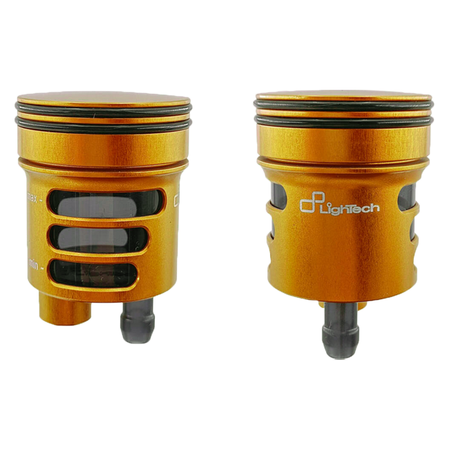 LighTech ブレーキ＆クラッチオイルタンク 16 cm³ – CNCアルミニウム、カラフル | バイク用ユニバーサルリザーバー 