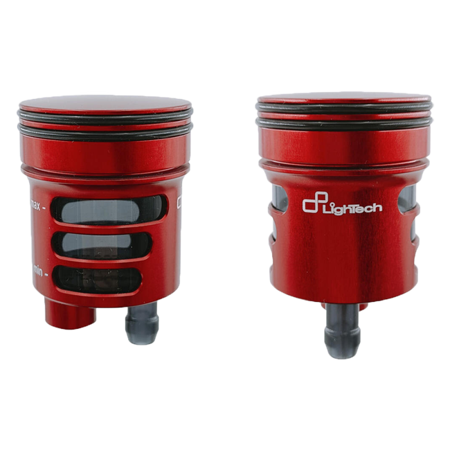 LighTech ブレーキ＆クラッチオイルタンク 16 cm³ – CNCアルミニウム、カラフル | バイク用ユニバーサルリザーバー 