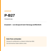 Akrapovic Verpackung P-B27 — Platzhalter, kein Herstellerfoto verfügbar