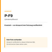 Akrapovic Zylinderkopfflansch P-F9 — Platzhalter, kein Herstellerfoto verfügbar