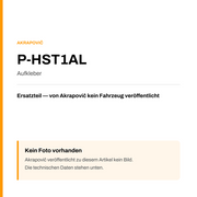 Akrapovic Aufkleber P-HST1AL — Platzhalter, kein Herstellerfoto verfügbar