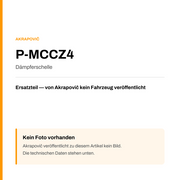 Akrapovic Dämpferschelle P-MCCZ4 — Platzhalter, kein Herstellerfoto verfügbar