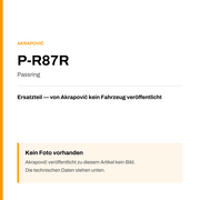 Akrapovic Passring P-R87R — Platzhalter, kein Herstellerfoto verfügbar