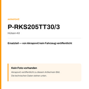 Akrapovic Hülsen-Kit P-RKS205TT30/3 — Platzhalter, kein Herstellerfoto verfügbar