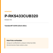 Akrapovic Hülsen-Kit Yamaha MT-03 / R3 (15-21) P-RKS433CUB320 — Platzhalter, kein Herstellerfoto verfügbar