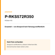 Akrapovic Hülsen-Kit P-RKS572R350 — Platzhalter, kein Herstellerfoto verfügbar