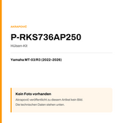 Akrapovic Hülsen-Kit Yamaha MT-03 / R3 (22-26) P-RKS736AP250 — Platzhalter, kein Herstellerfoto verfügbar