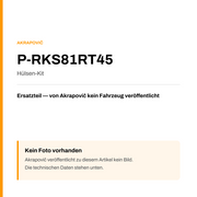 Akrapovic Hülsen-Kit P-RKS81RT45 — Platzhalter, kein Herstellerfoto verfügbar