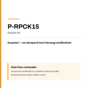 Akrapovic Repack-Kit P-RPCK15 — Platzhalter, kein Herstellerfoto verfügbar