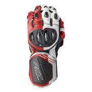 RST Pro Series GP D3O バイク用レザーグローブ | メンズ | レッド/ホワイト | 103715 