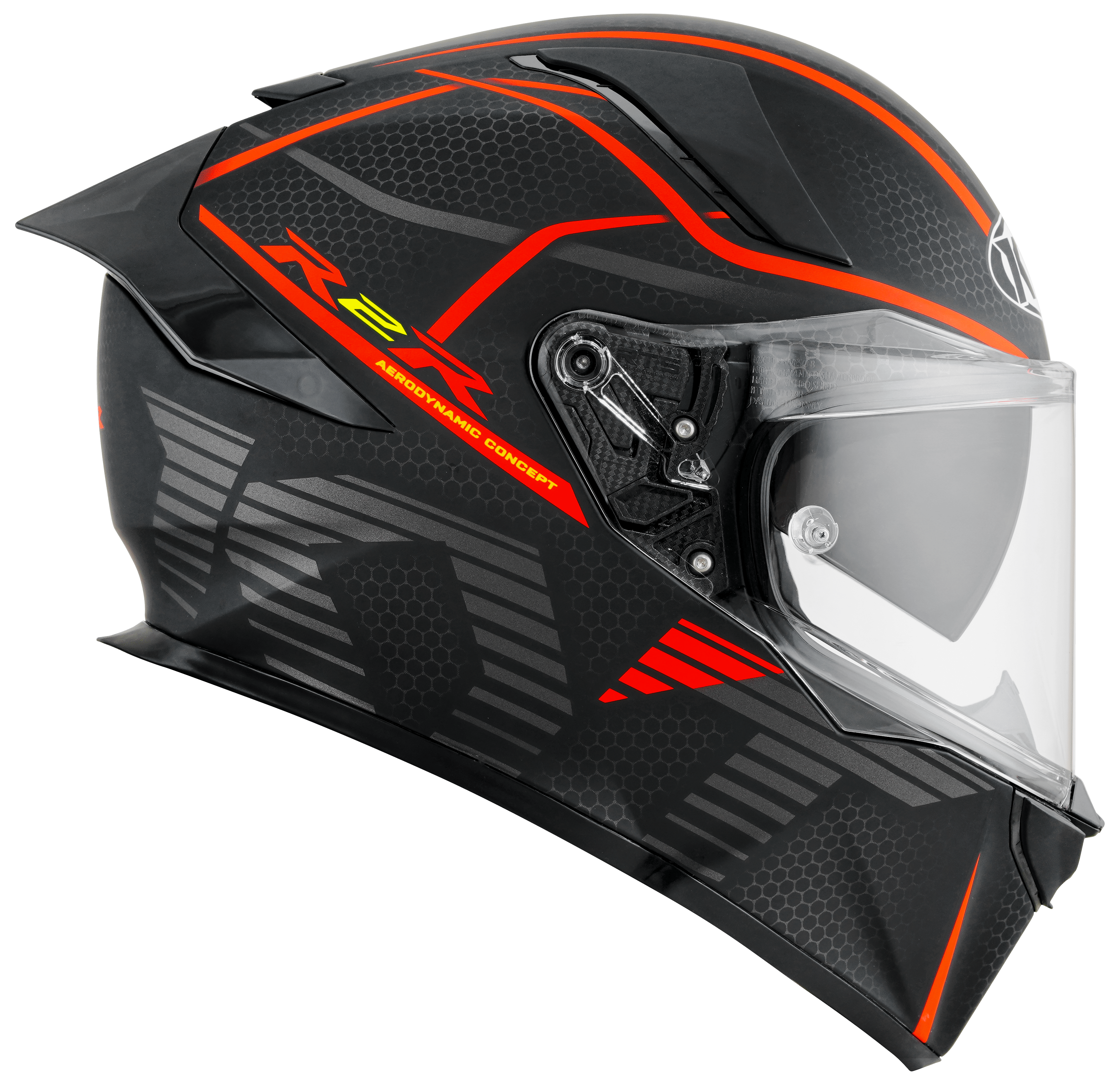 KYT R2R Helm Concept Matt Schwarz / Rot Y6R20008