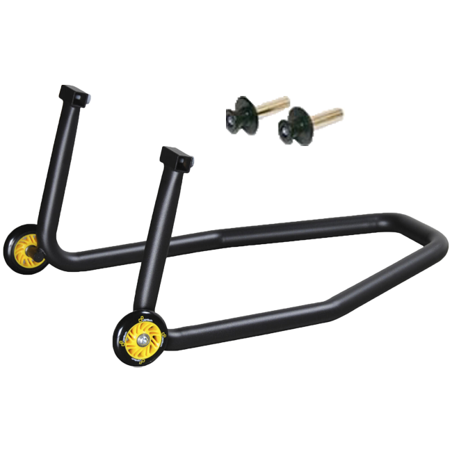 LighTech製 スチールリアスタンド Ducati Panigale V4/S (2025) 調整可能なローラー受け RSF045R付き 