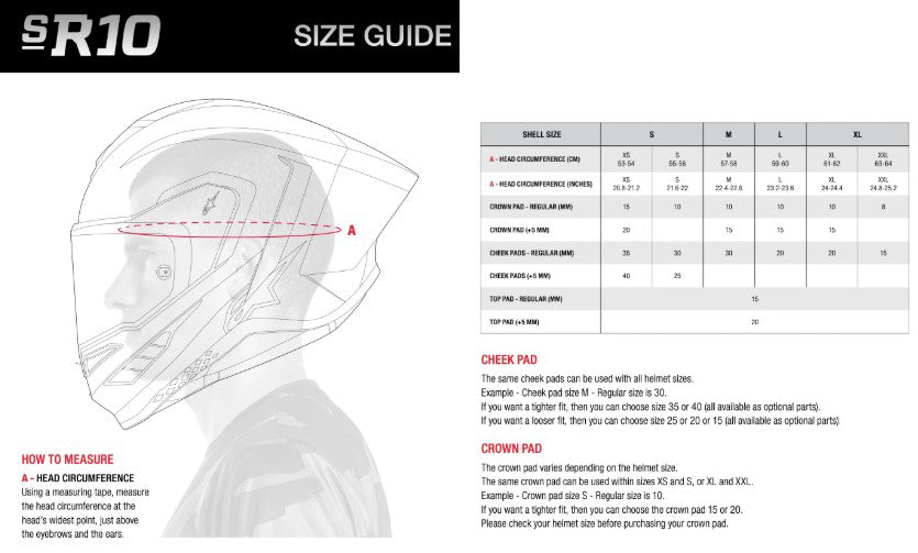 アルパインスターズ スーパーテック R10 エレメント ヘルメット カーボン カーボン 輝く赤 白 8200324-1363 