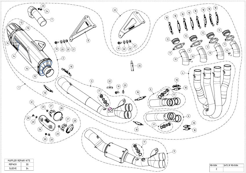 アクラポビッチ エボリューションライン（チタン） ホンダ CBR 1000 RR-R SC82 (24-26) S-H10E4-APLT 