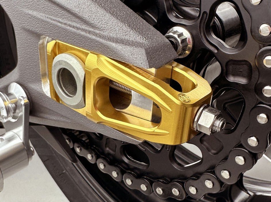 チェーンテンショナーキット、ブレーキキャリパーハルダーおよびBrembo P2-24 64mm X206001 Motocorse Ducati Panigale V4/S (2025) 