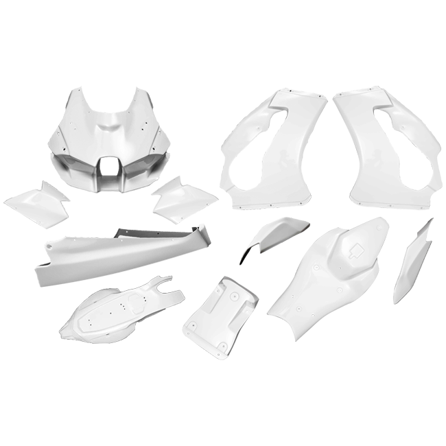 カワサキ ZX-10 R/RR (21-25) 用 アヴィオファイバー 完全カウルセット カーボニン 