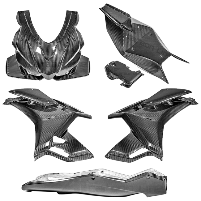 完全なカウルセット 200g APカーボンライン Aprilia RSV4/RR/1100ファクトリー (21-25) 