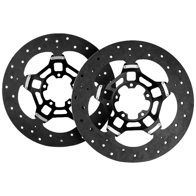 SICOM カーボンセラミック ブレーキディスクローター GPスタイル SSP 330x6mm キット ドゥカティ パニガーレ V4/S/R (25-26) 