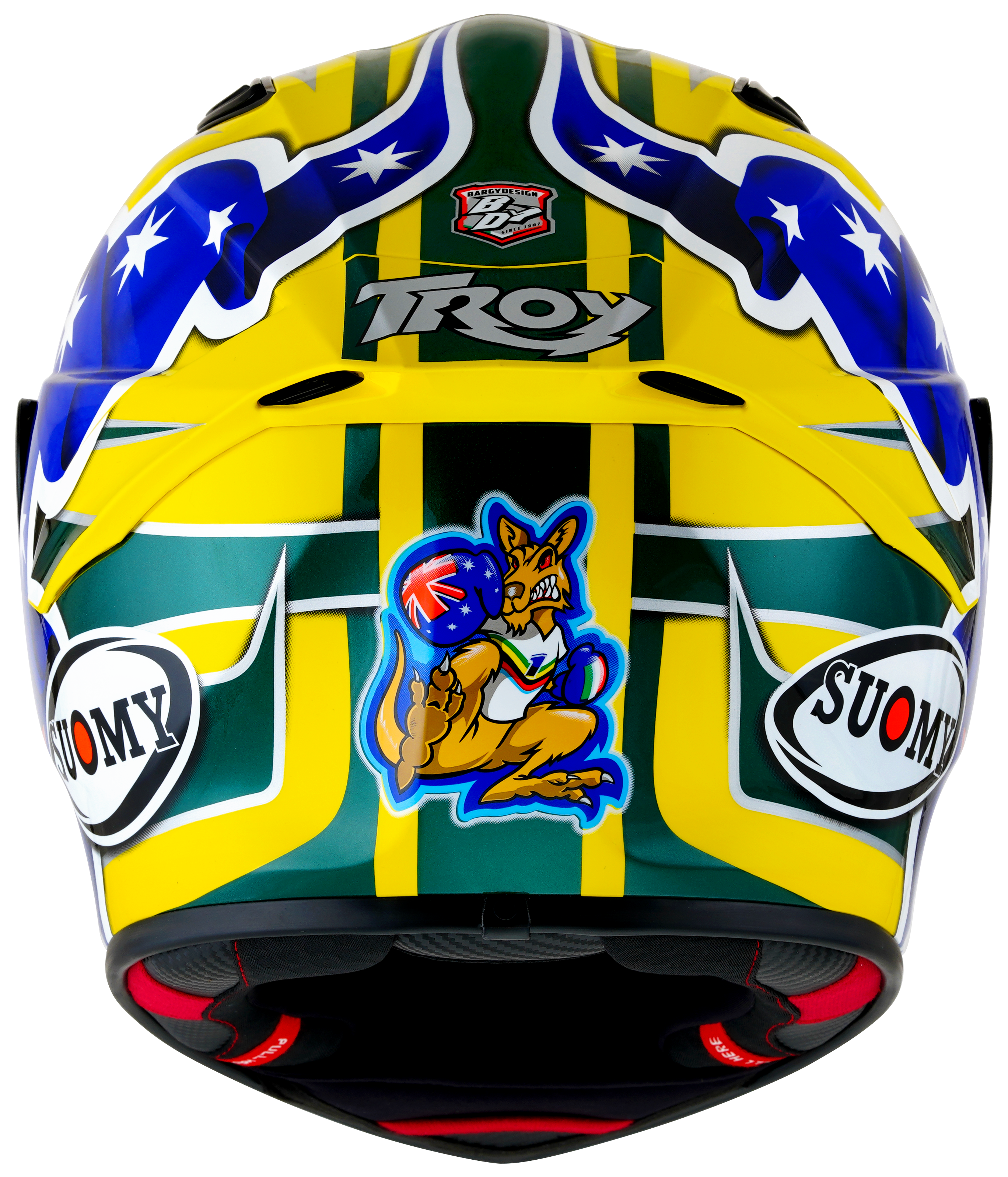 Suomy Track-1 Helm Troy Bayliss 2005 Replica K6T10017