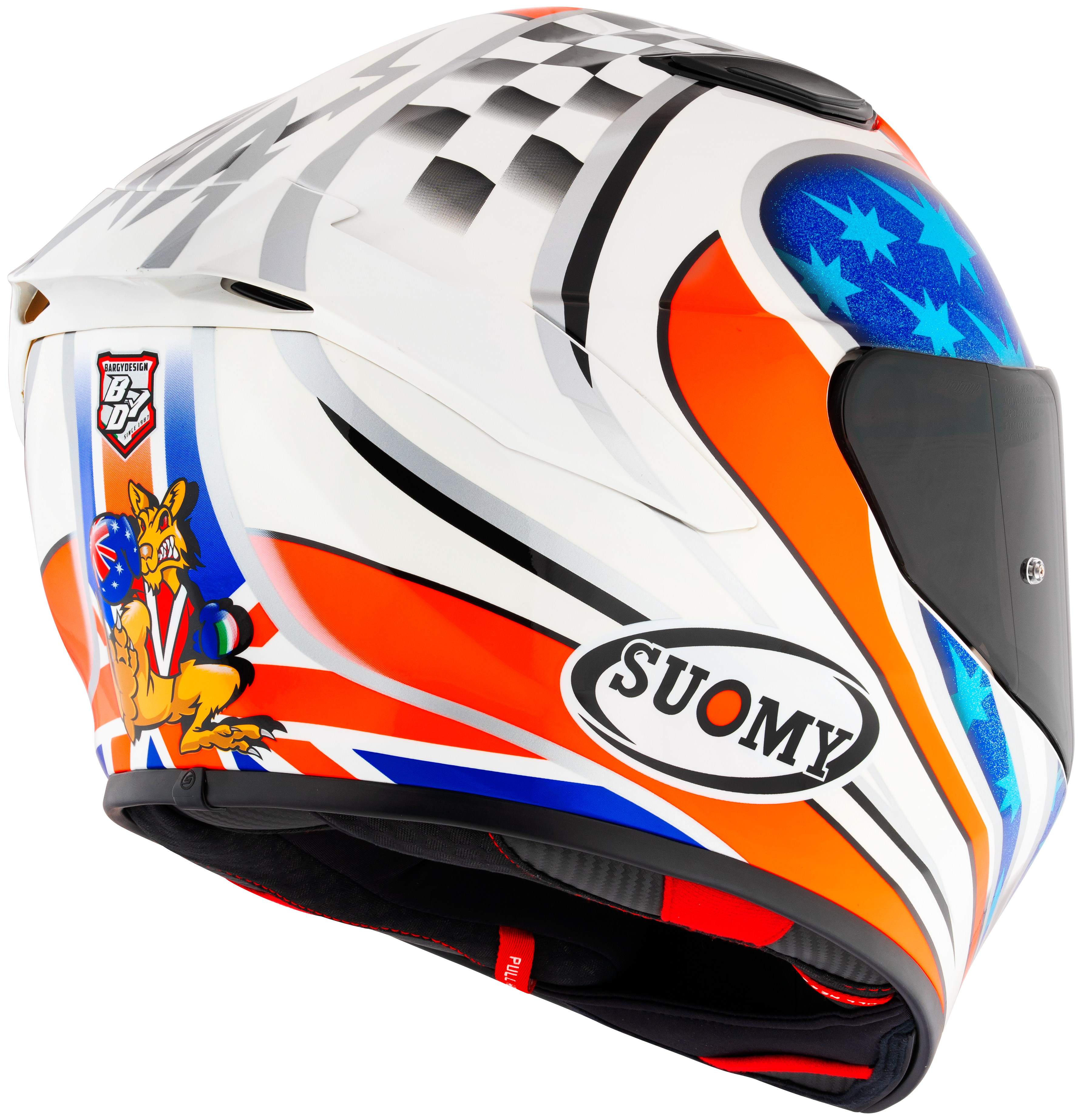 Suomy Track-1 Helm Troy Bayliss 2002 Replica K6T10018