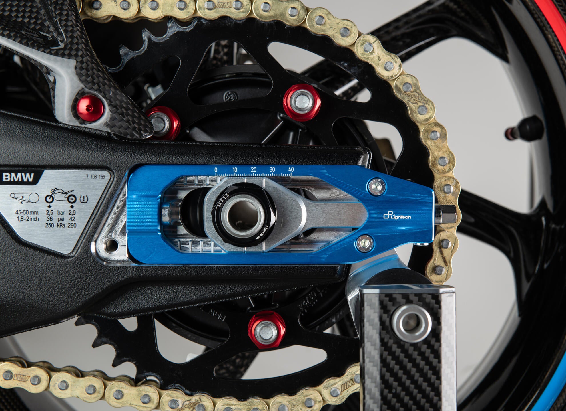 LighTech バイク S1000RR K67 (19-25) 用 チェーンテンショナー TEBM003 