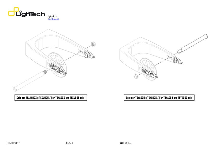 LighTechチェーンテンショナー Honda CBR 600 RR (07-16) TEHO002 