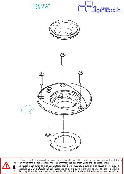 LighTech スズキ GSX-R 1000 (03-23) 用タンクキャップ スクリュータイプ TRN220 