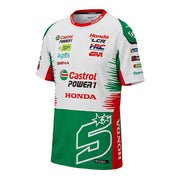LCRホンダレーシングチーム ジョハン・ザルコ #5 Tシャツレプリカ メンズ 2026 IXON 