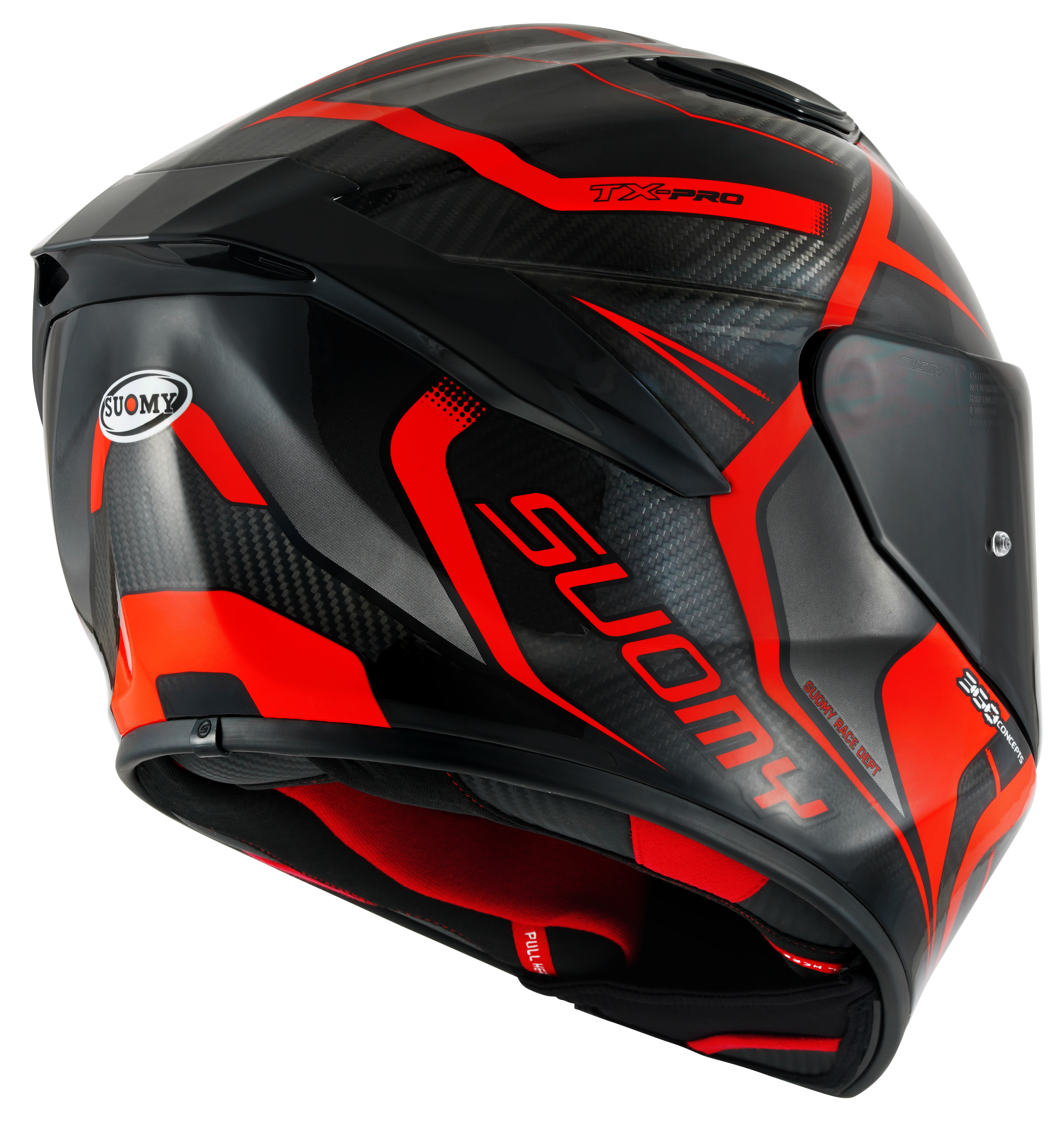 スオーミー TX-Pro ヘルメット カーボン アドバンス レッド フルオ K6TX0003 