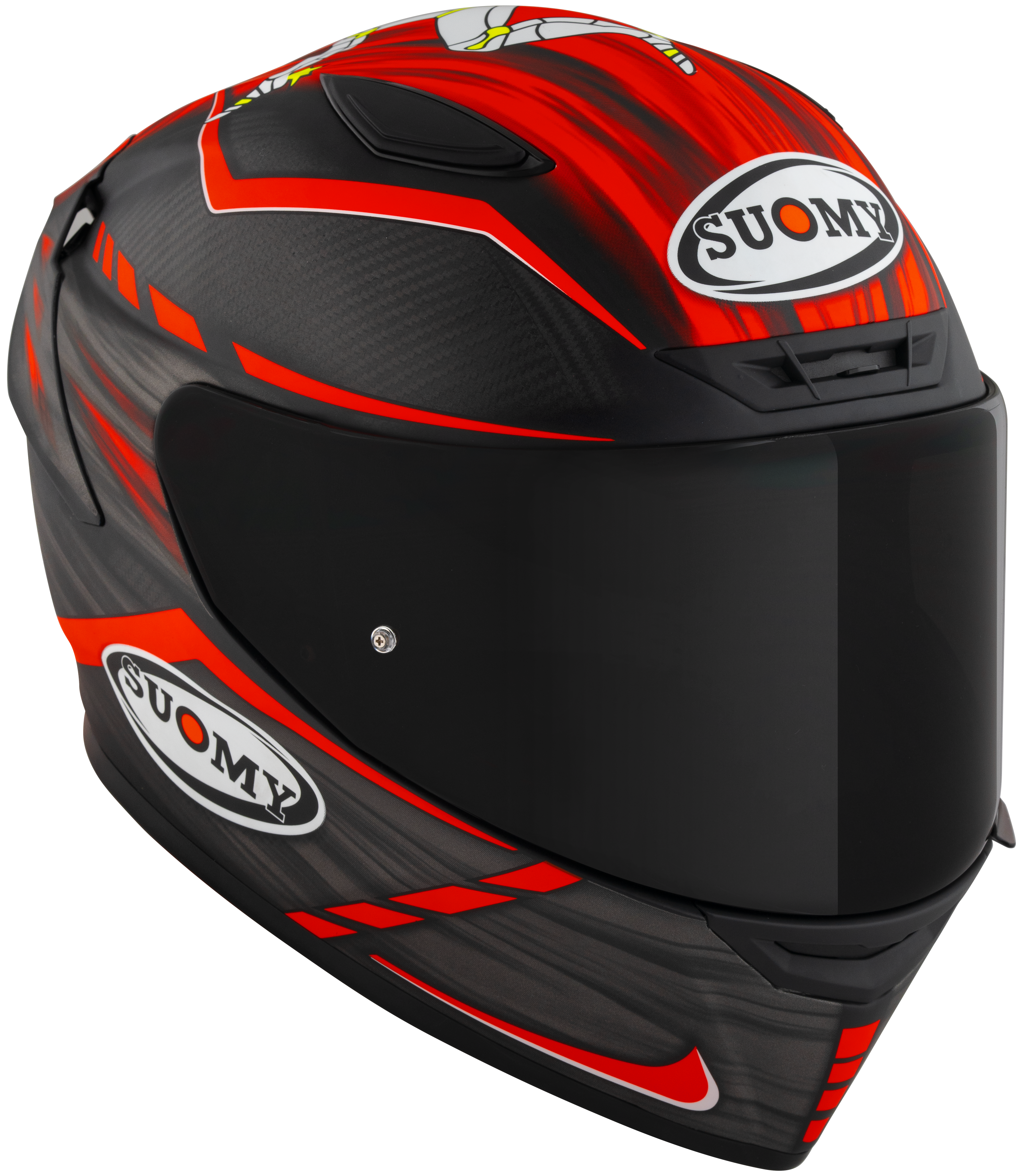 スオーミー TX-Pro ヘルメット カーボン ジョンソン レプリカ 赤 マット K6TX0010 