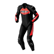 RST Tractech EVO D3O ワンピース レザースーツ – パンチング加工のレーシングスーツ | メンズ | ブラック/レッド | 103634 