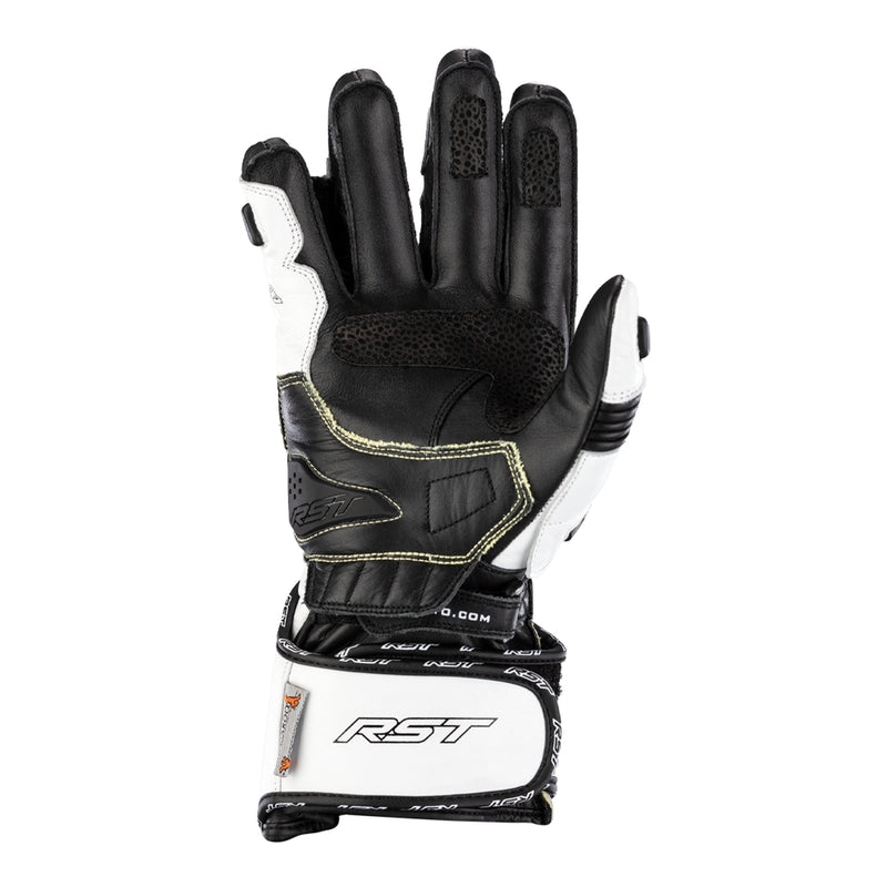 RST Tractech Evo 4 バイク用レザーグローブ | メンズ | ホワイト | 102666 