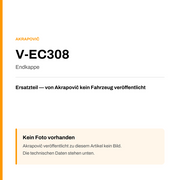Akrapovic Endkappe V-EC308 — Platzhalter, kein Herstellerfoto verfügbar