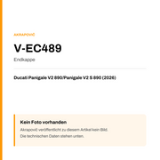 Akrapovic Endkappe Ducati Panigale V2 890 / Panigale V2 S 890 (26-26) V-EC489 — Platzhalter, kein Herstellerfoto verfügbar