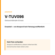 Akrapovic Geräuschdämpfer-Einsatz V-TUV096 — Platzhalter, kein Herstellerfoto verfügbar