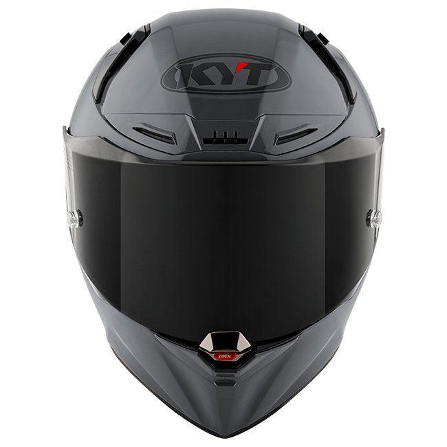 KYT R1R Racing Helm Plain grau Y6R100W1
