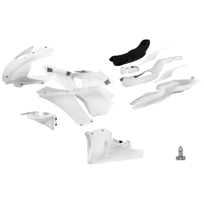 完全なカウルセット GYTR GFK ホワイト ヤマハ YZF-R1/M RN65 (20-25) GYT-R1RAC-F1 