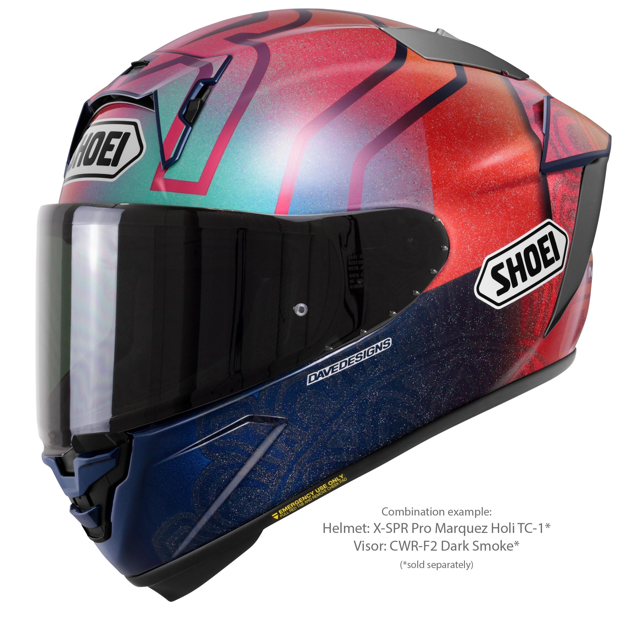 Shoeiバイザー X-SPR PRO (CWR-F2PN) 強化 