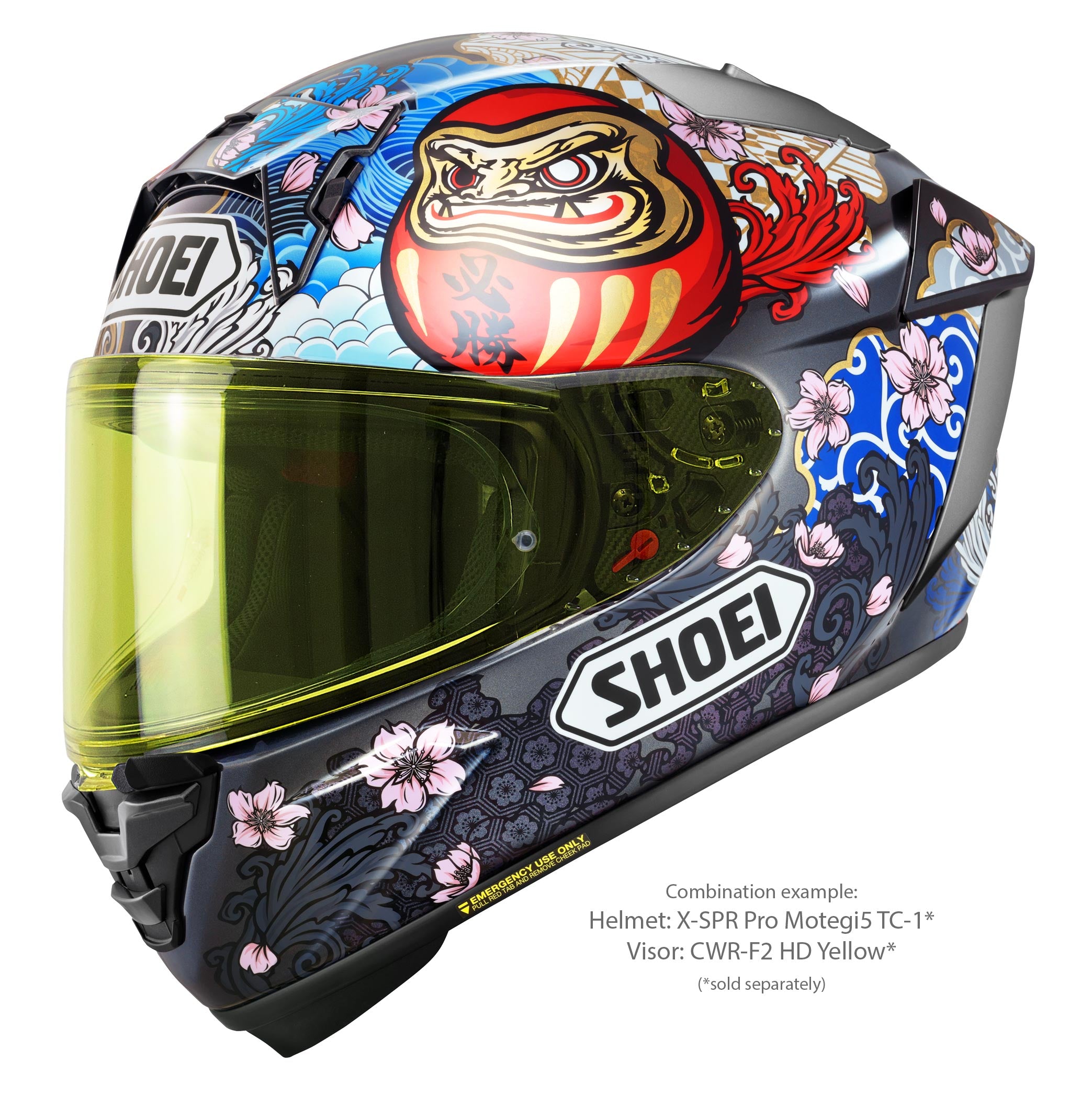 Shoei X-SPR PRO ヘルメット マルケス モテギ5 TC-1 - マルク・マルケス モテギ 2024 レプリカ 